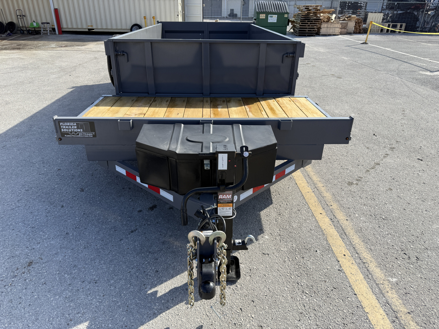 New 2026 Midsota 82x18 15.4K Dump Trailer