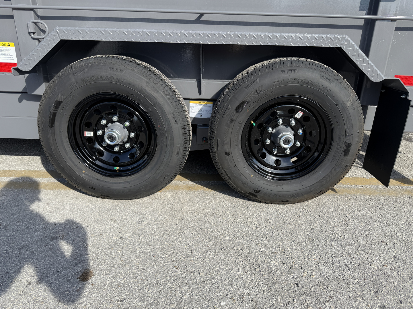 New 2026 Midsota 82x18 15.4K Dump Trailer