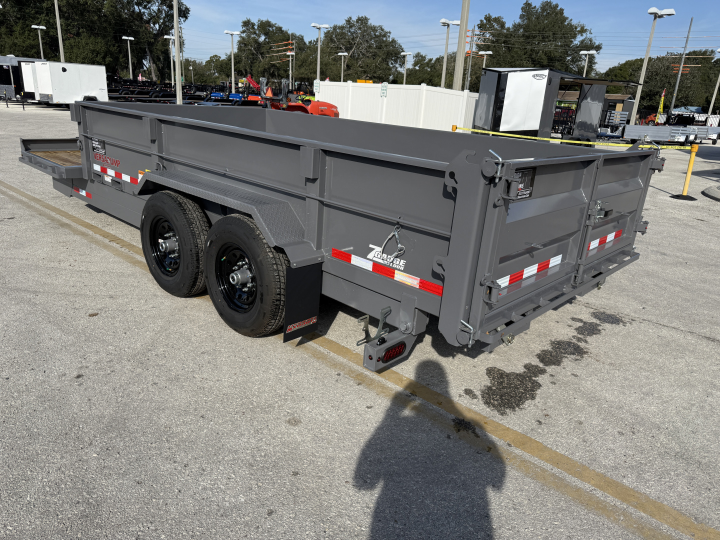 New 2026 Midsota 82x18 15.4K Dump Trailer