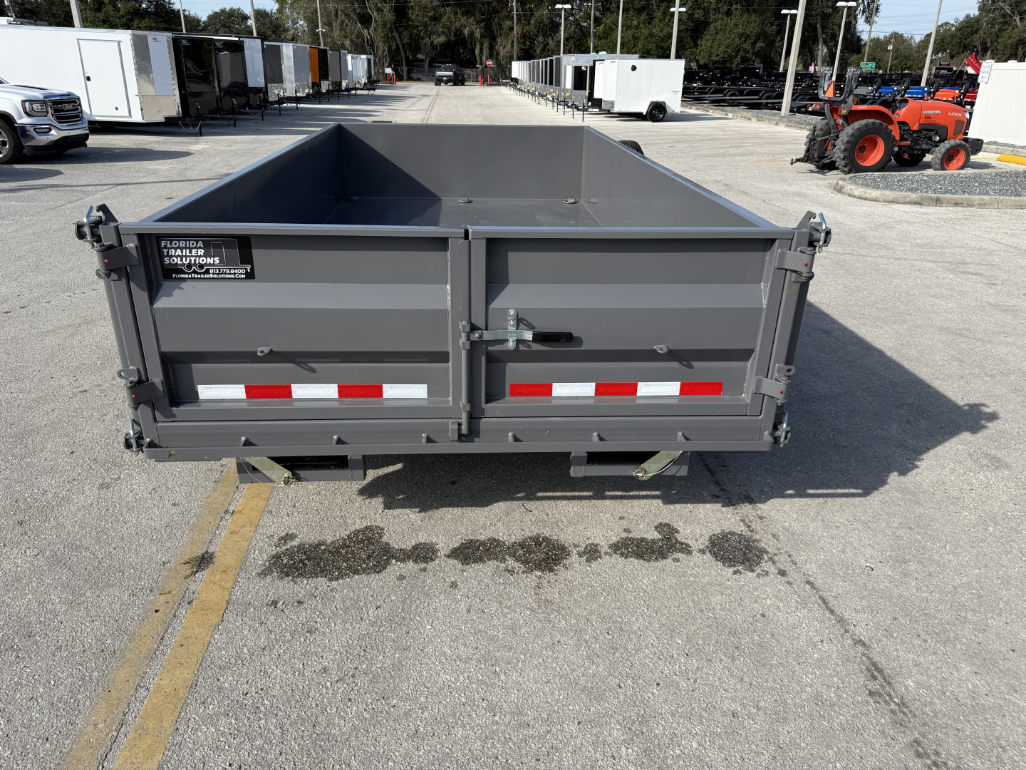 New 2026 Midsota 82x18 15.4K Dump Trailer