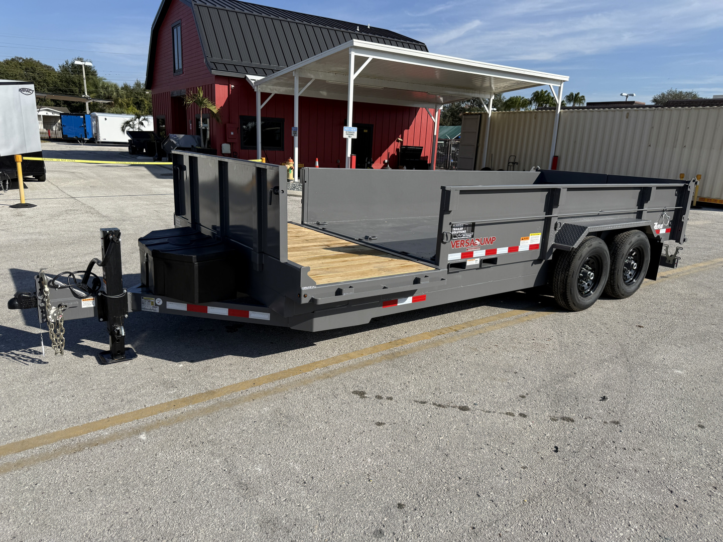 New 2026 Midsota 82x18 15.4K Dump Trailer