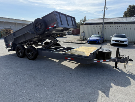 New 2026 Midsota 82x18 15.4K Dump Trailer