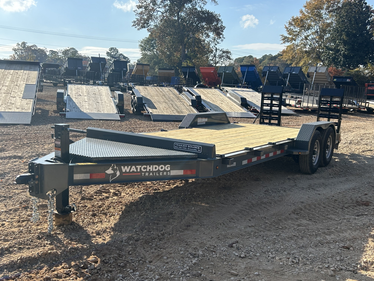 New 2026 Watchdog Trailers 7x20 14K GBA Equipment Trailer