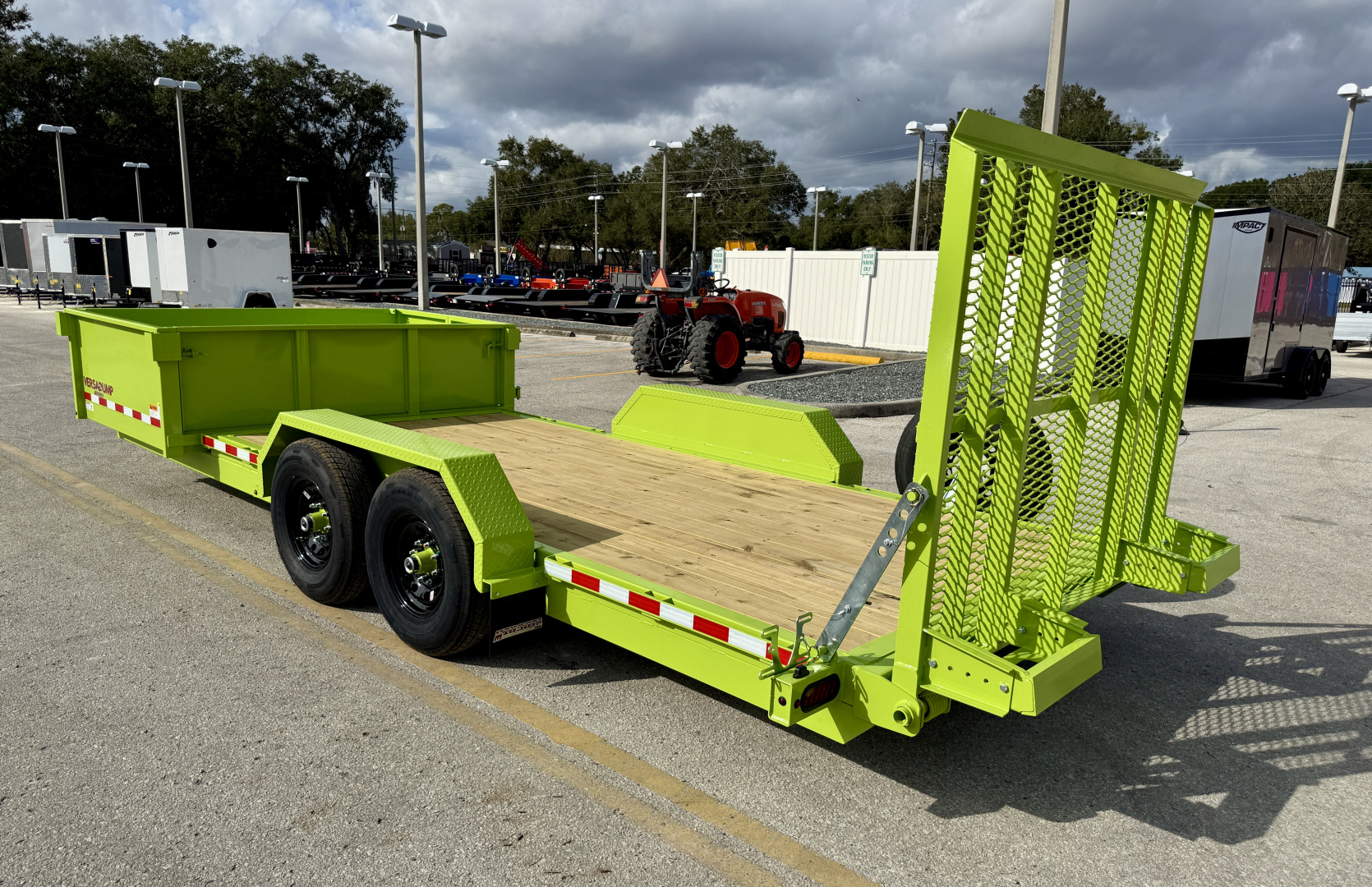 New 2026 Midsota 82x20 15.4K Dump/Landscape Trailer