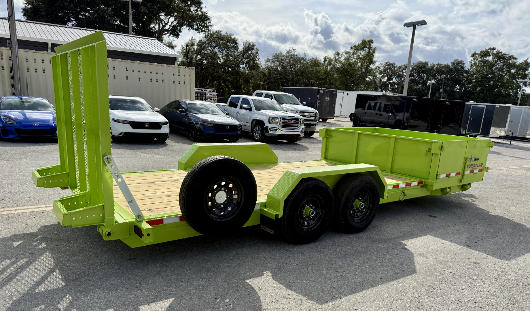 New 2026 Midsota 82x20 15.4K Dump/Landscape Trailer