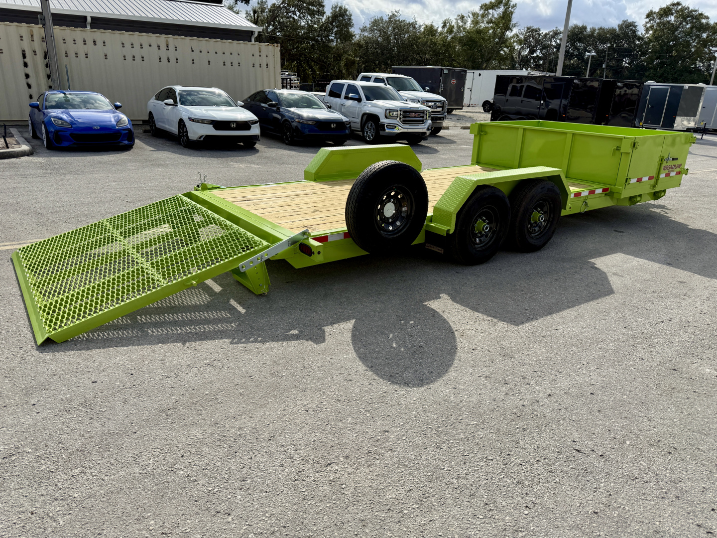 New 2026 Midsota 82x20 15.4K Dump/Landscape Trailer