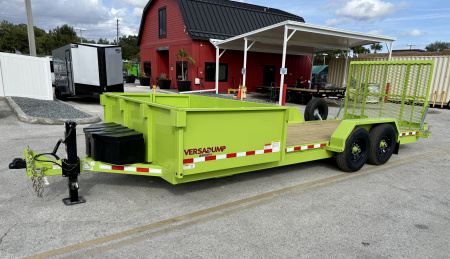 New 2026 Midsota 82x20 15.4K Dump/Landscape Trailer