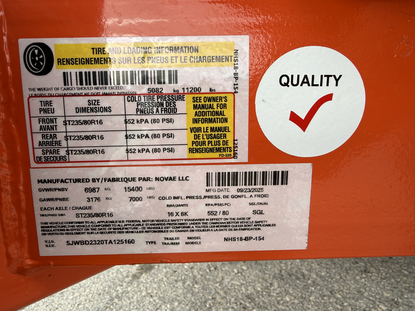 New 2026 Midsota 82x18 15.4K Dump/Landscape Trailer