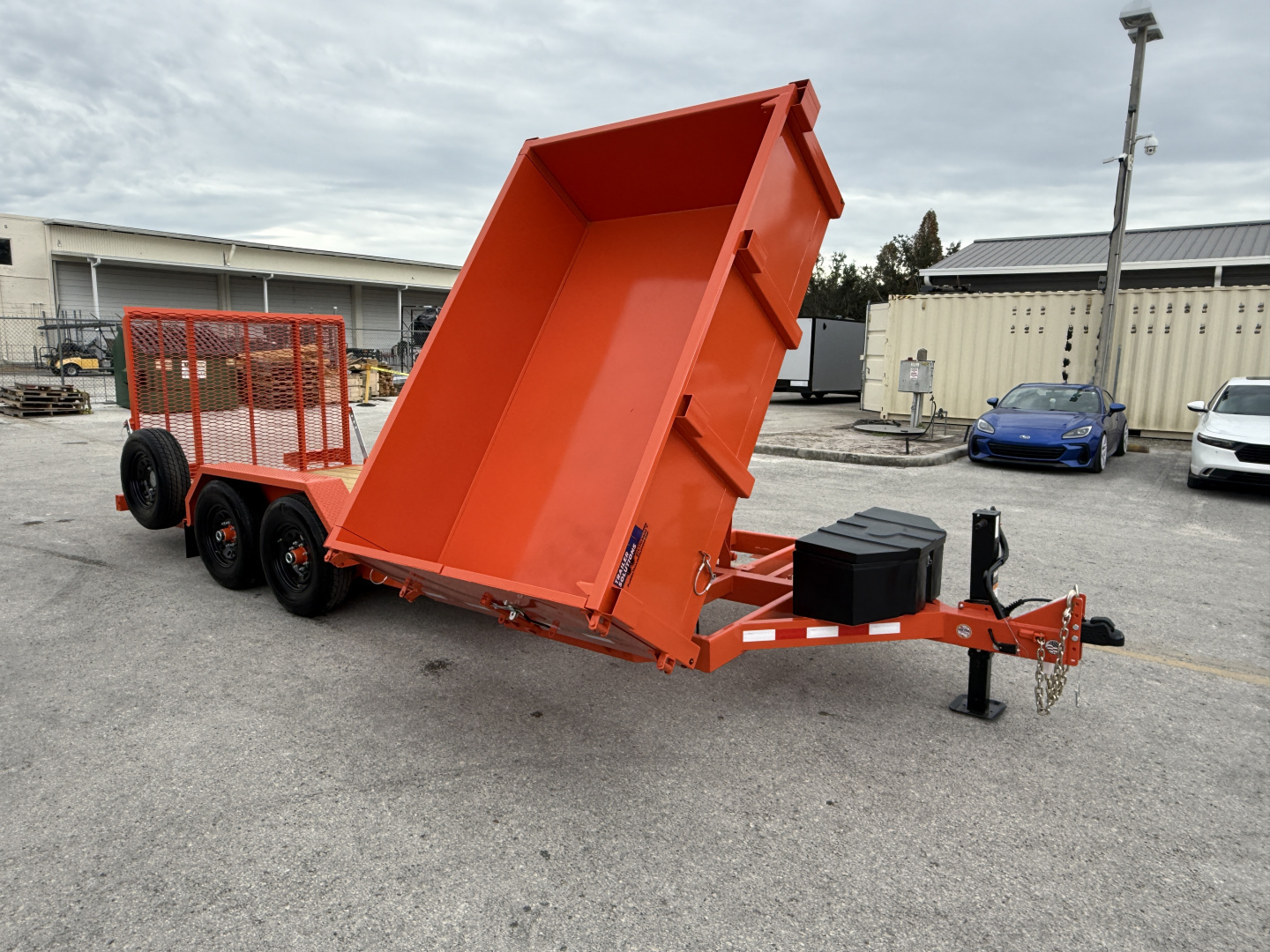 New 2026 Midsota 82x18 15.4K Dump/Landscape Trailer