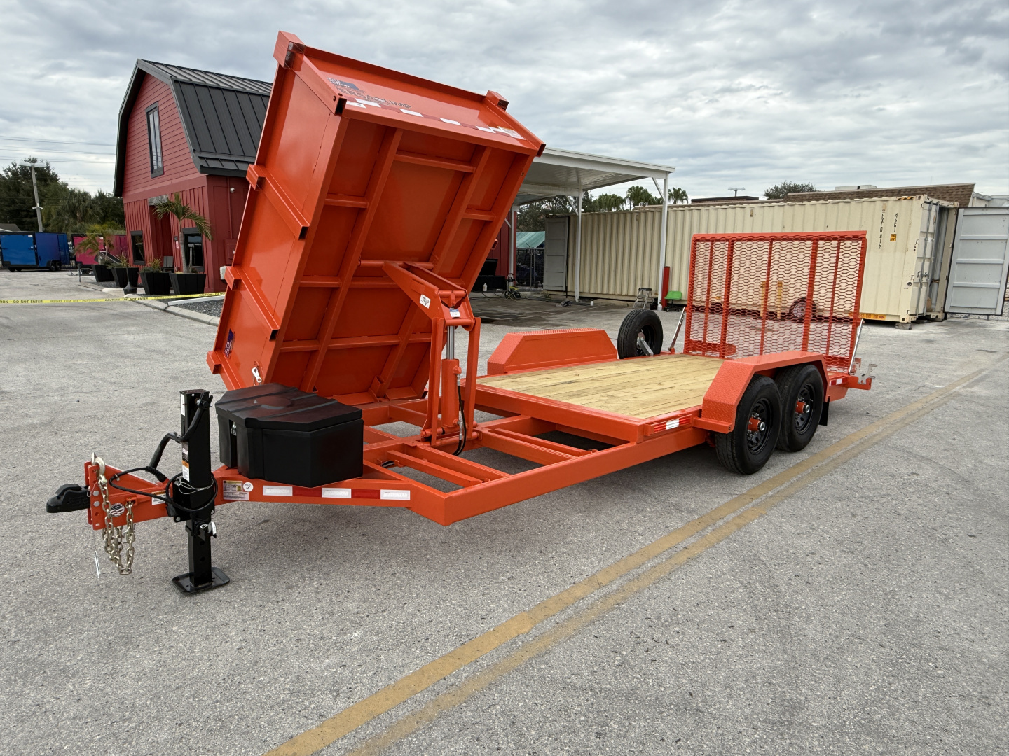 New 2026 Midsota 82x18 15.4K Dump/Landscape Trailer