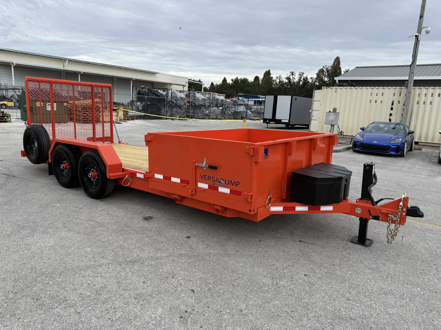 New 2026 Midsota 82x18 15.4K Dump/Landscape Trailer