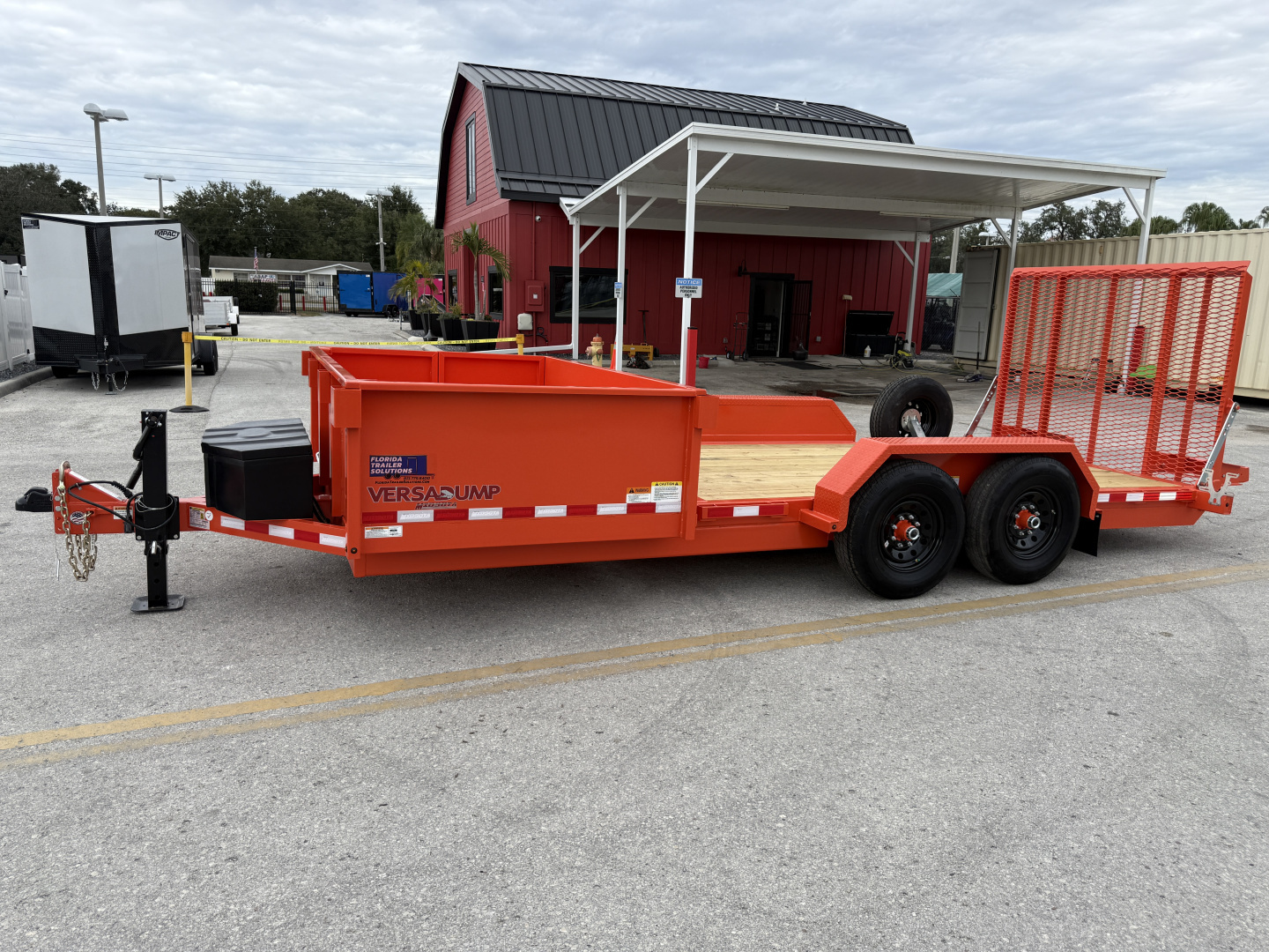 New 2026 Midsota 82x18 15.4K Dump/Landscape Trailer