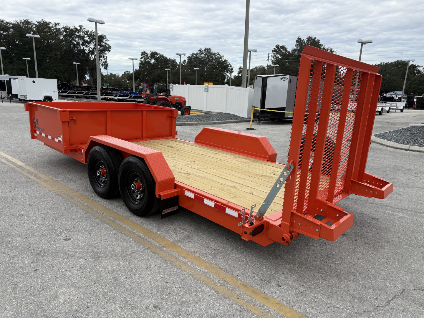 New 2026 Midsota 82x18 15.4K Dump/Landscape Trailer