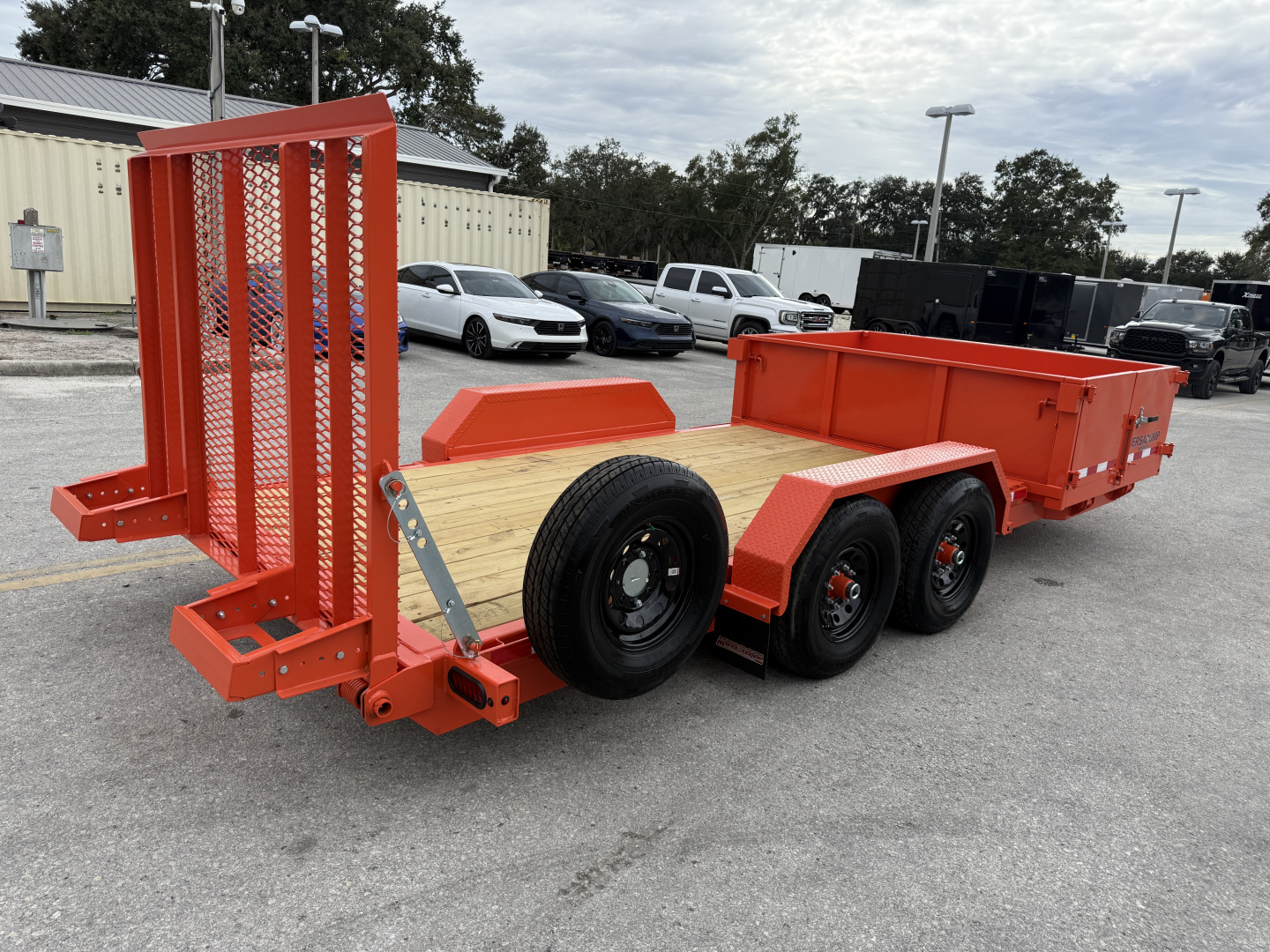 New 2026 Midsota 82x18 15.4K Dump/Landscape Trailer