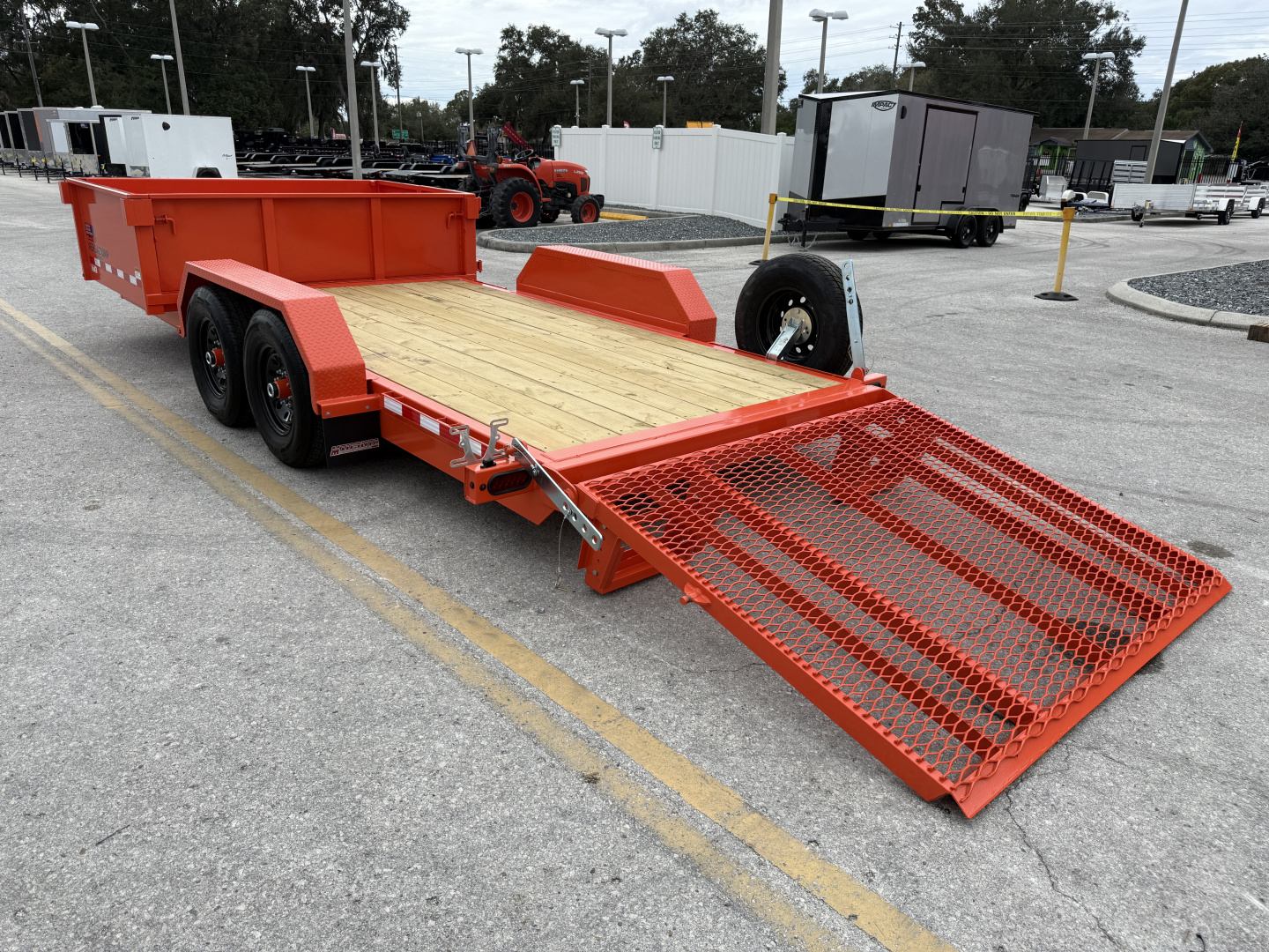 New 2026 Midsota 82x18 15.4K Dump/Landscape Trailer
