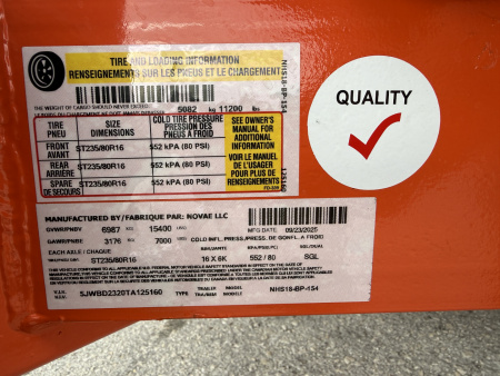 New 2026 Midsota 82x18 15.4K Dump/Landscape Trailer