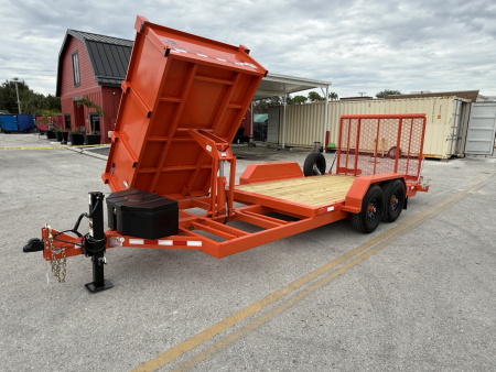 New 2026 Midsota 82x18 15.4K Dump/Landscape Trailer