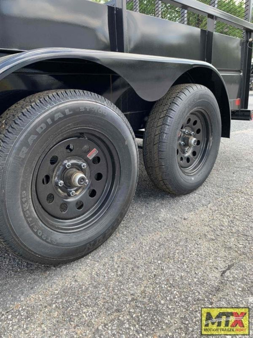 New 2026 Big Tex Trailers 14' 70TV Tandem Axle Vanguard w/ 2' Solid Sides & 4' Gate Utility Trailer