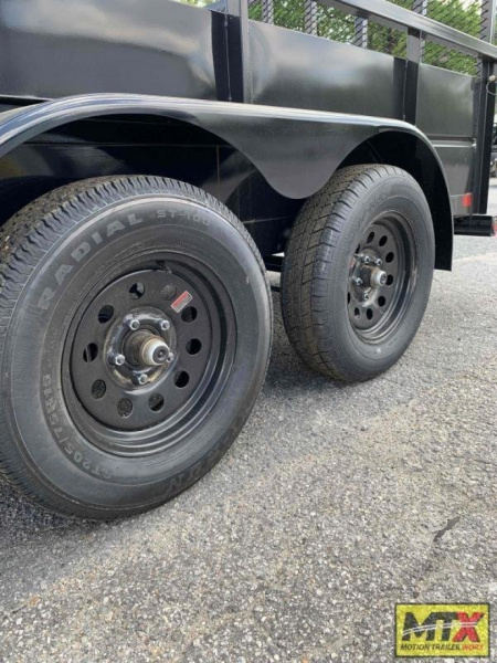 New 2026 Big Tex Trailers 14' 70TV Tandem Axle Vanguard w/ 2' Solid Sides & 4' Gate Utility Trailer