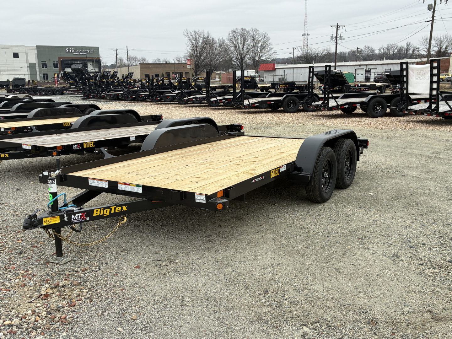 New 2026 Big Tex Trailers 18' 60EC Economy Tandem Axle Carhauler w/ Slide in Ramps Car / Racing Trailer
