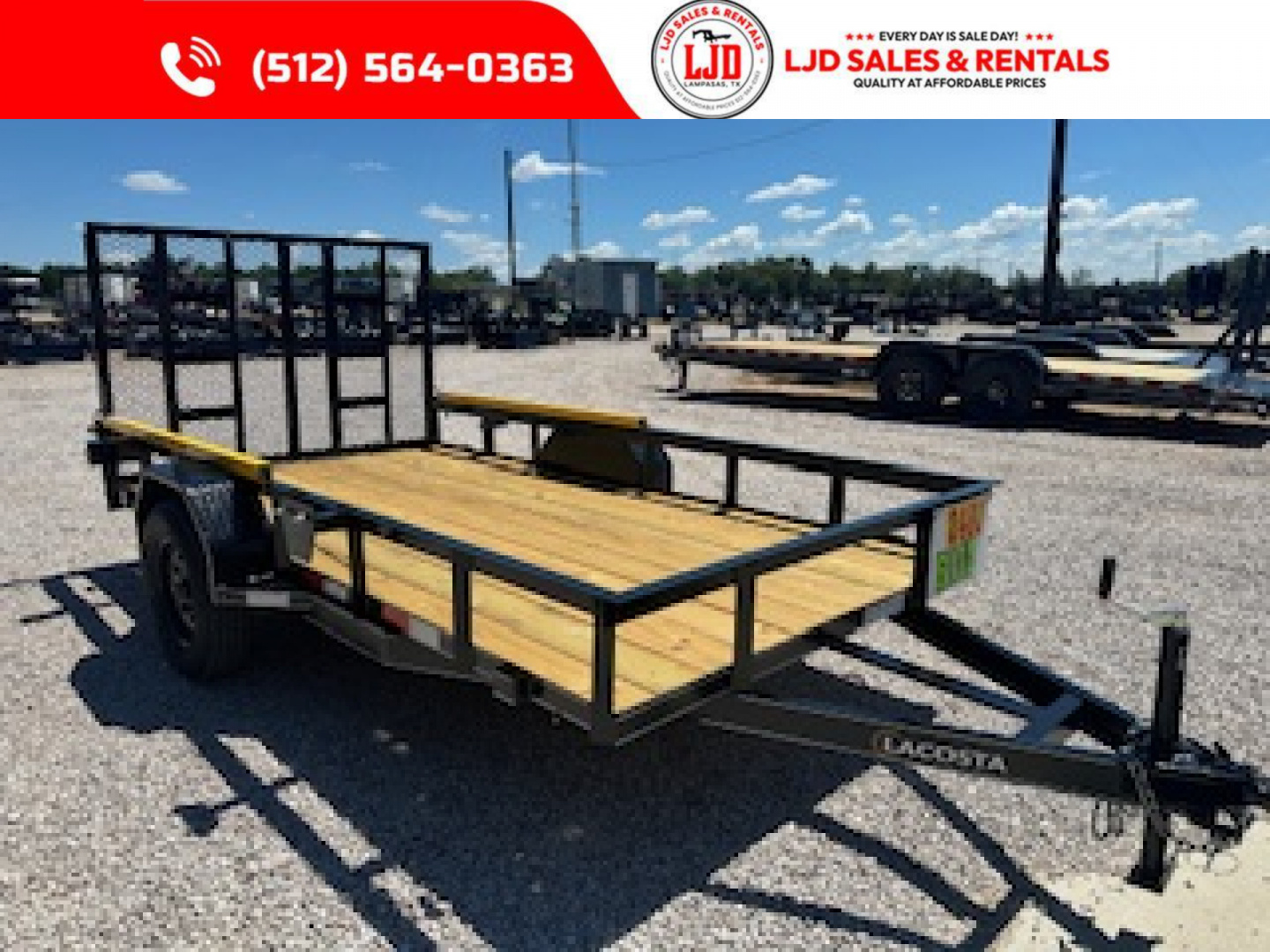 New 2026 Lacosta Trailers - 6 x 12 - Utility Trailer