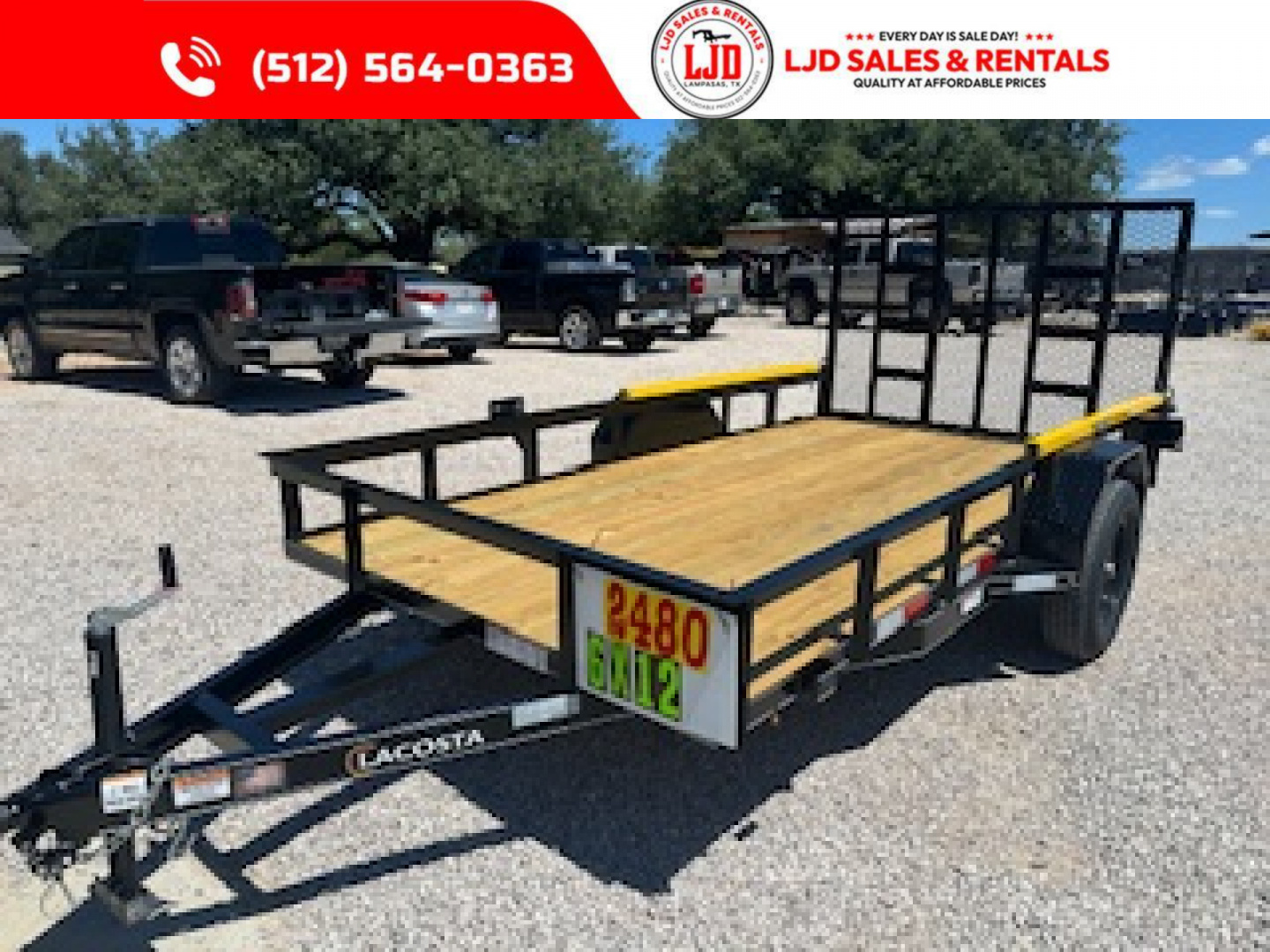 New 2026 Lacosta Trailers - 6 x 12 - Utility Trailer