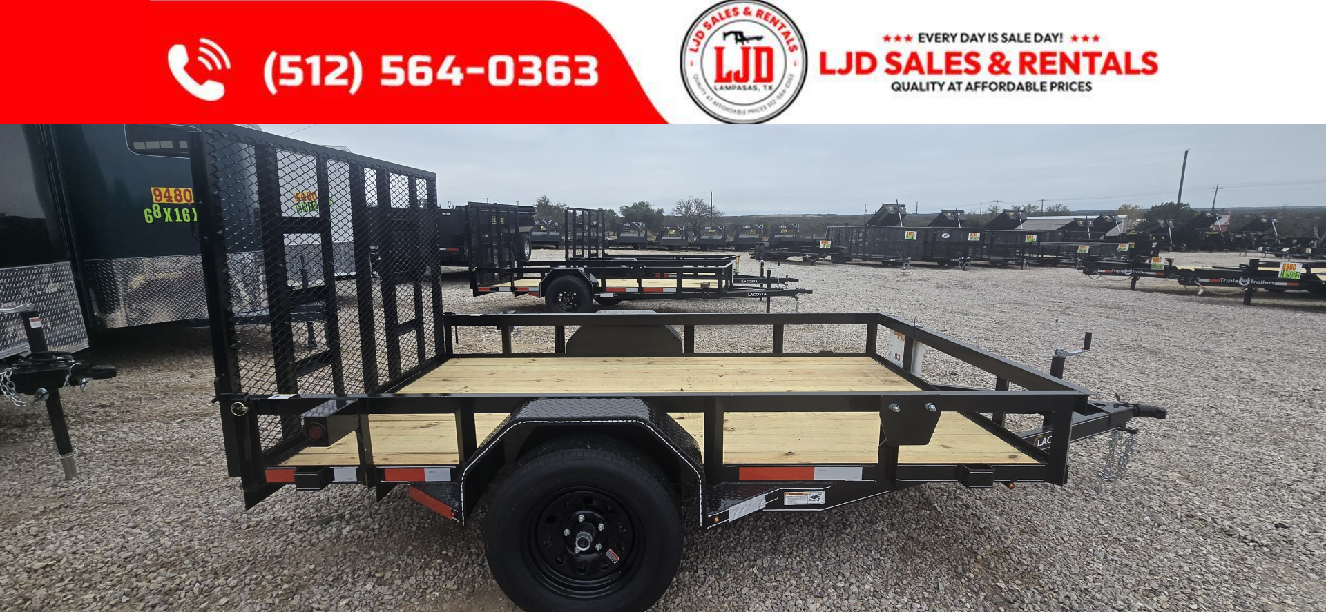New 2026 Lacosta Trailers - Utility Trailer - 6 x 10 -