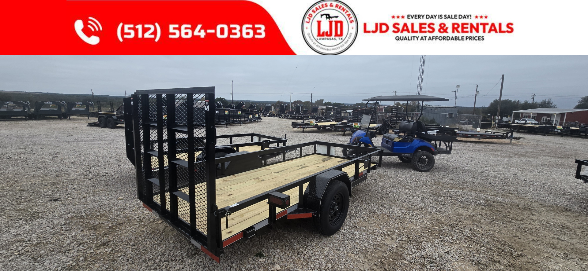 New 2026 Lacosta Trailers - 5' x 12' - Utility Trailer