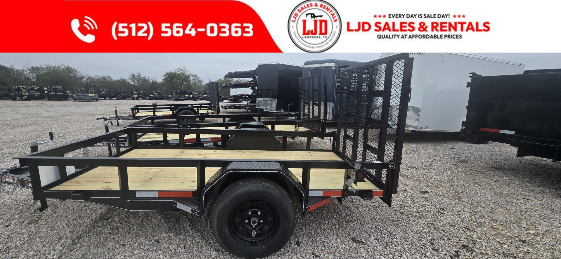 New 2026 Lacosta - 5' x 10' - Utility Trailer