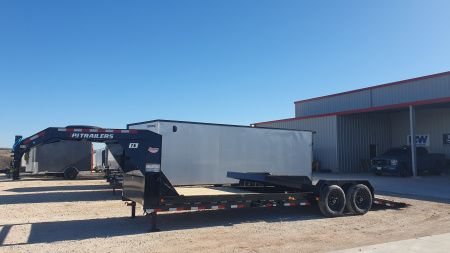 2026 PJ 83"x24' Gooseneck Equipment Tilt Trailer – T6