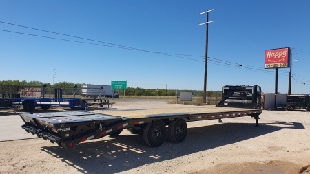 New 2026 PJ 102”x30’ Quest Gooseneck Flatbed w/ Singles – LQ