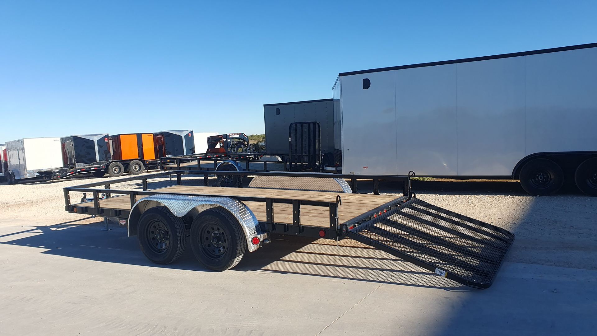 New 2026 PJ 83"x14' Tandem Axle Utility Trailer - UL