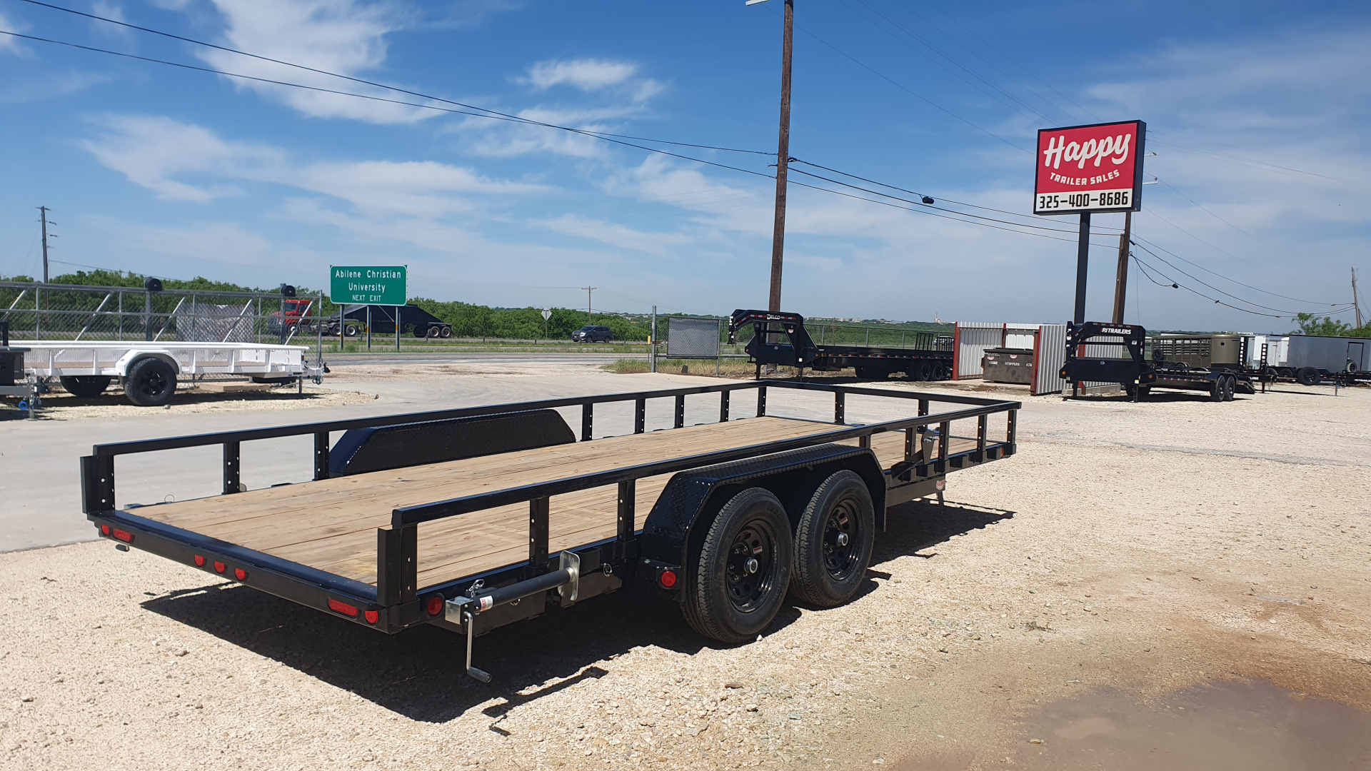 New 2026 PJ 83"x18' Tandem Axle Utility Trailer - UL