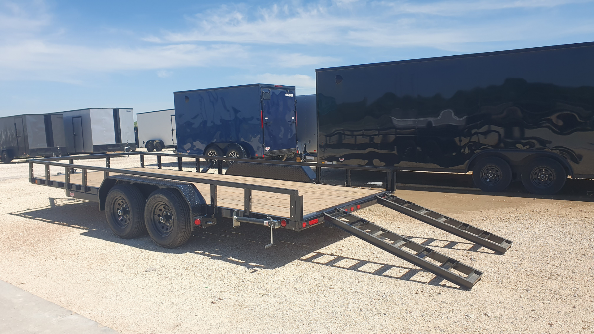 New 2026 PJ 83"x18' Tandem Axle Utility Trailer - UL