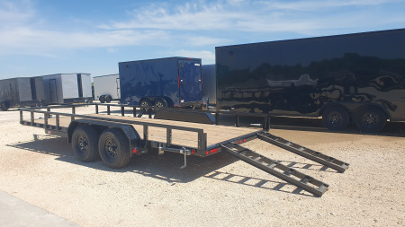 New 2026 PJ 83"x18' Tandem Axle Utility Trailer - UL