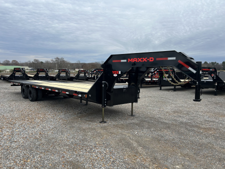 New 2026 MAXXD Hydraulic Dovetail Gooseneck Trailer | 32' x 102' 25.9K GVWR
