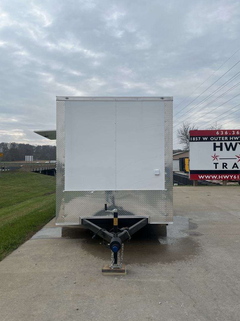 New 2026 Steel Pines Cargo 7x14 TA , 7' interior height, 35k axles, .080 polycore Concession