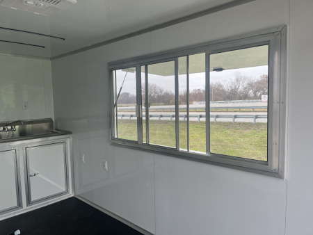 New 2026 Steel Pines Cargo 7x14 TA , 7' interior height, 35k axles, .080 polycore Concession