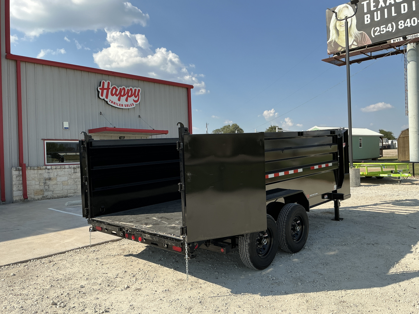 New 2026 PJ 83"x14' GN Tandem Axle Low Pro Telescopic Dump w/ 48" Sides – DT