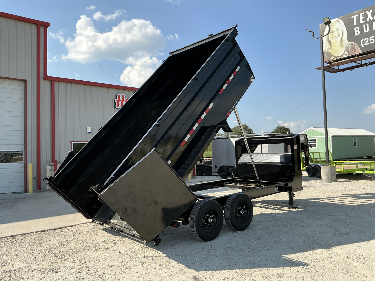 New 2026 PJ 83"x14' GN Tandem Axle Low Pro Telescopic Dump w/ 48" Sides – DT