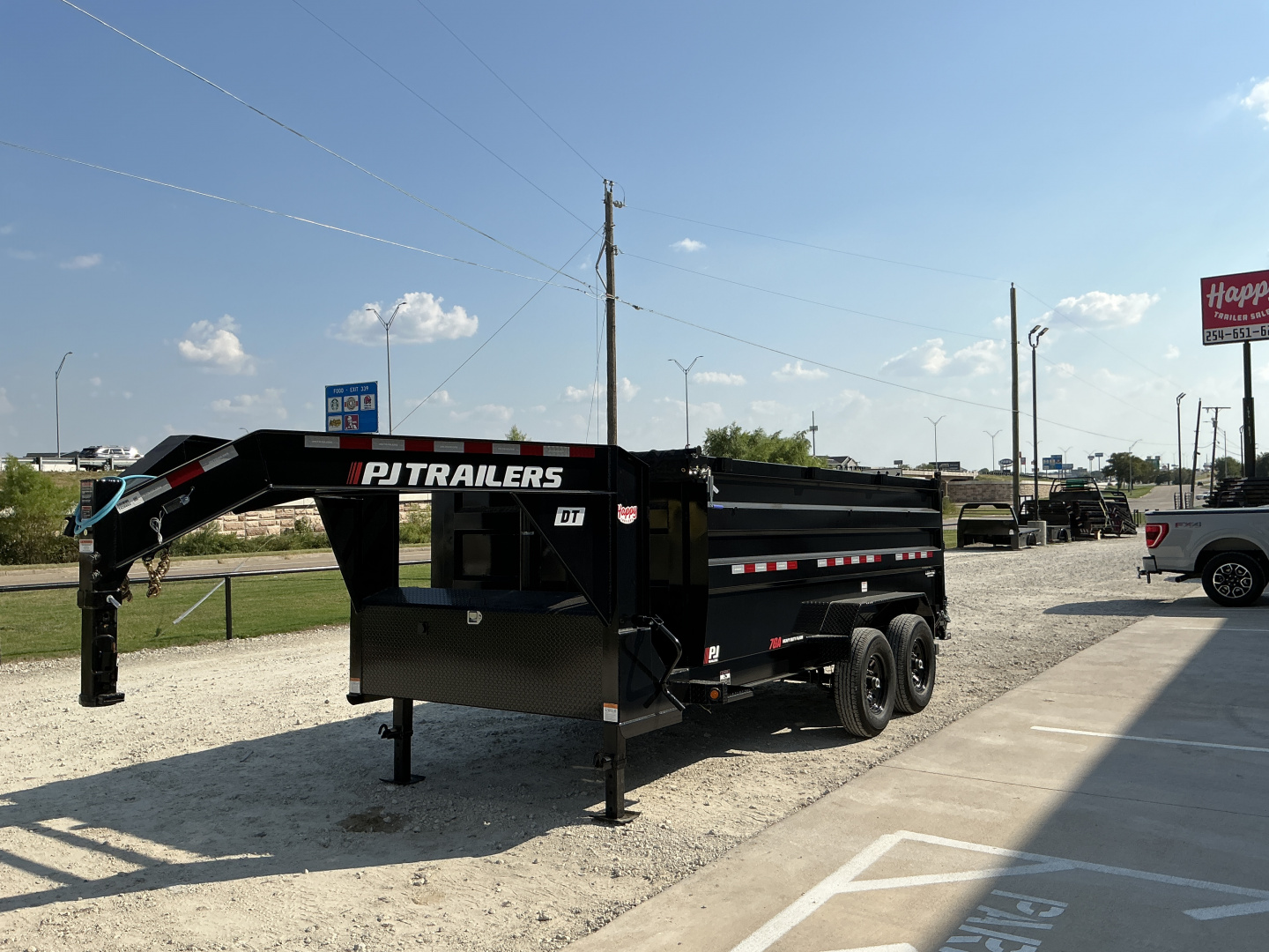 New 2026 PJ 83"x14' GN Tandem Axle Low Pro Telescopic Dump w/ 48" Sides – DT