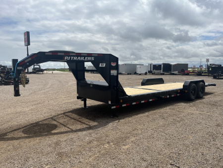 New 2026 PJ 82"x24' Gooseneck HD Equipment Tilt Trailer – TJ