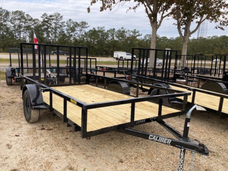 New 2026 Caliber Trailer Mfg 6.06x12 SA Utility Trailer