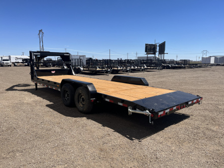 New 2026 PJ 83"x24' Gooseneck Channel Equipment Trailer – CC