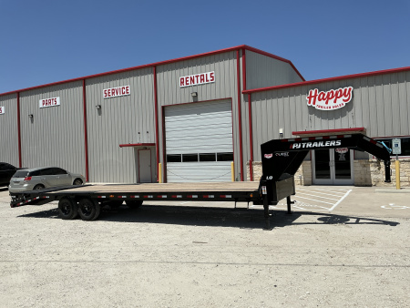 New 2026 PJ 102”x30’ Quest Gooseneck Flatbed w/ Singles – LQ