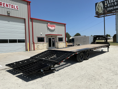 New 2026 PJ 102”x30’ Quest Gooseneck Flatbed w/ Singles – LQ