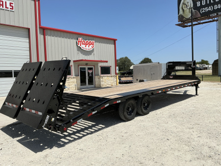 New 2026 PJ 102”x30’ Quest Gooseneck Flatbed w/ Singles – LQ