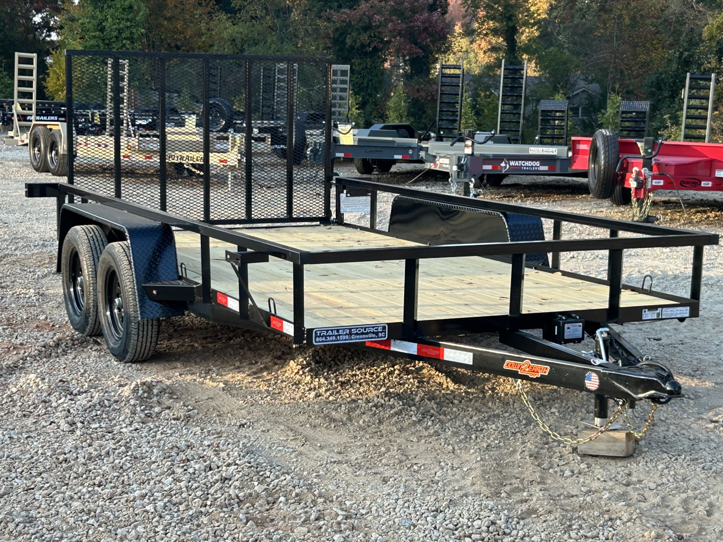 New 2026 Down 2 Earth Trailers 7x14 7k Utility Trailer