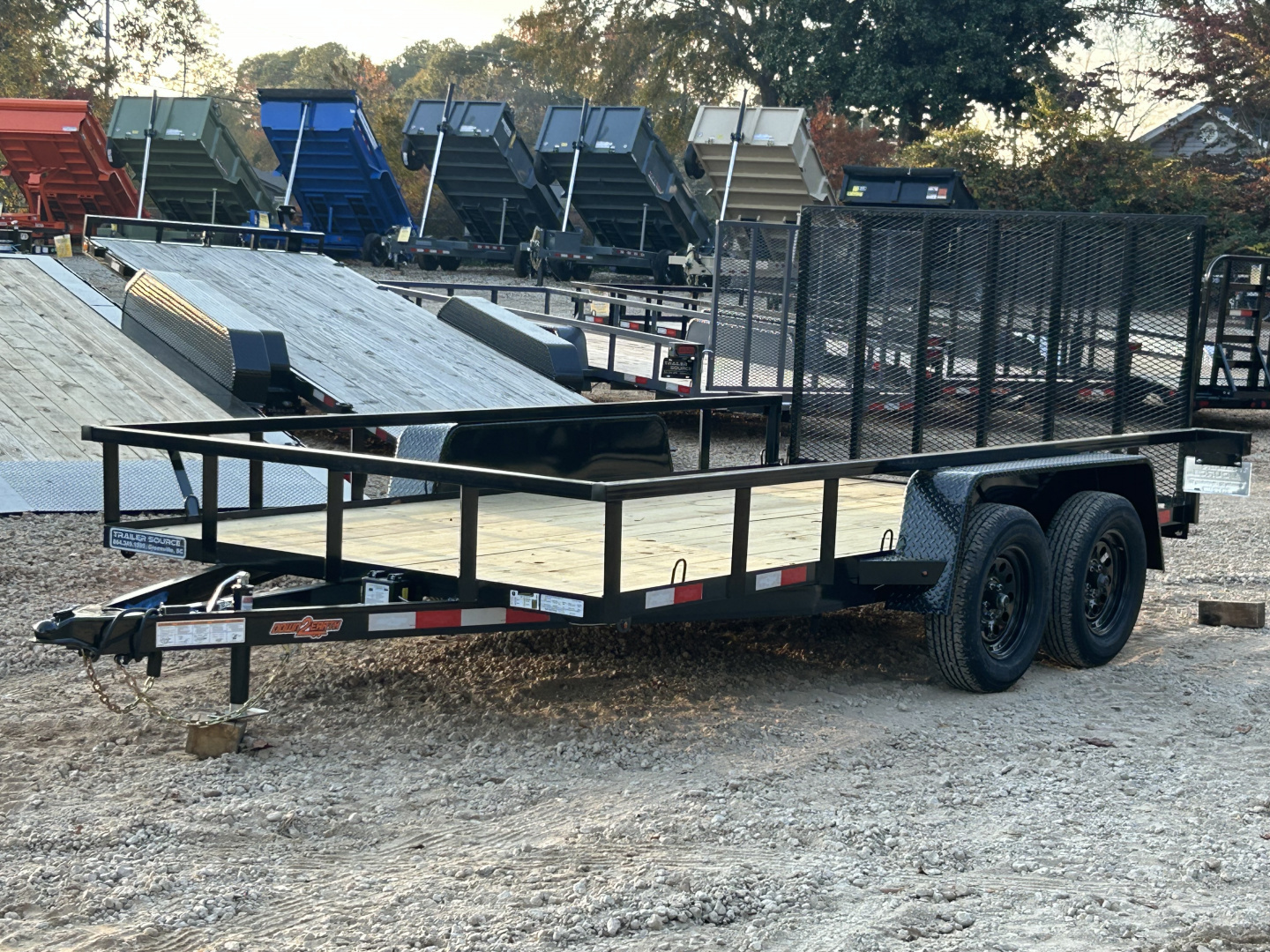 New 2026 Down 2 Earth Trailers 7x14 7k Utility Trailer