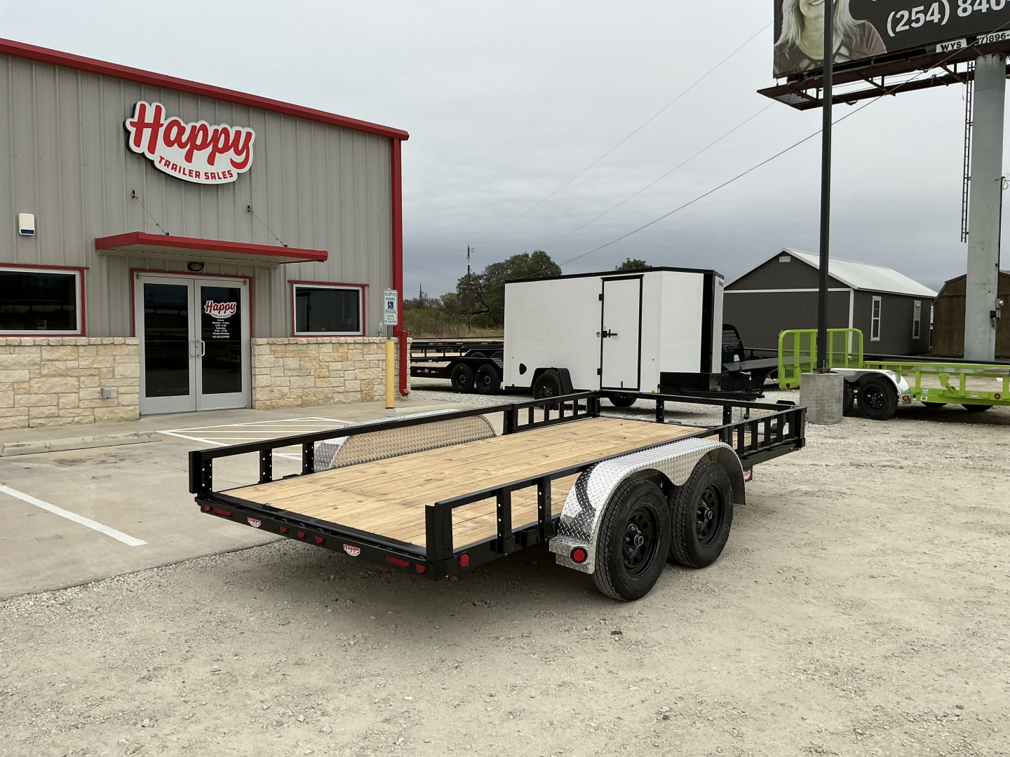 New 2026 PJ 77"x14' Tandem Axle Utility Trailer - UK